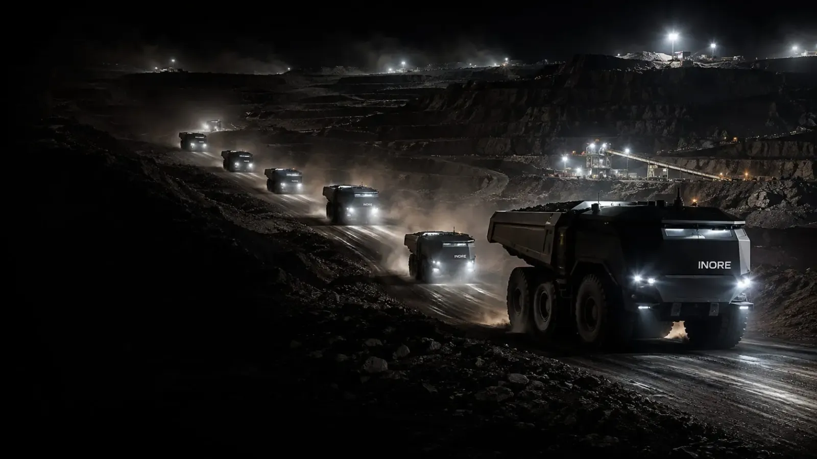 ATLAS convoy at night